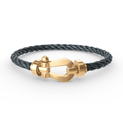 [Clover]FORCE LARGE HORSESHOE NO DIAMOND BRACELET GOLD