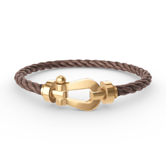 [Clover]FORCE LARGE HORSESHOE NO DIAMOND BRACELET GOLD