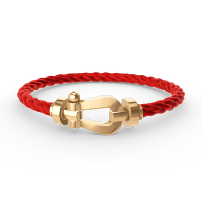 [Clover]FORCE LARGE HORSESHOE NO DIAMOND BRACELET GOLD