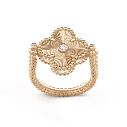 [Clover]CLOVER RIVERSIBLE ROSE GOLD RING