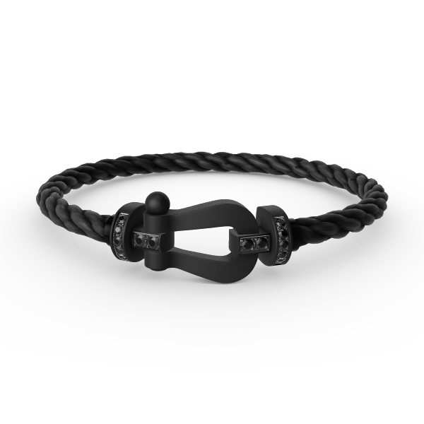 [Clover]FORCE LARGE SERIES HORSESHOE BLACK SAMURAI BRACELET