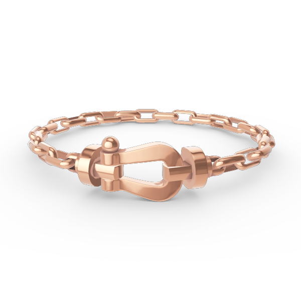 [Clover]FORCE LARGE HORSESHOE CLASP  METAL BRACELET