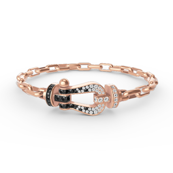 [Clover]FORCE LARGE HORSESHOE CLASP  METAL BRACELET