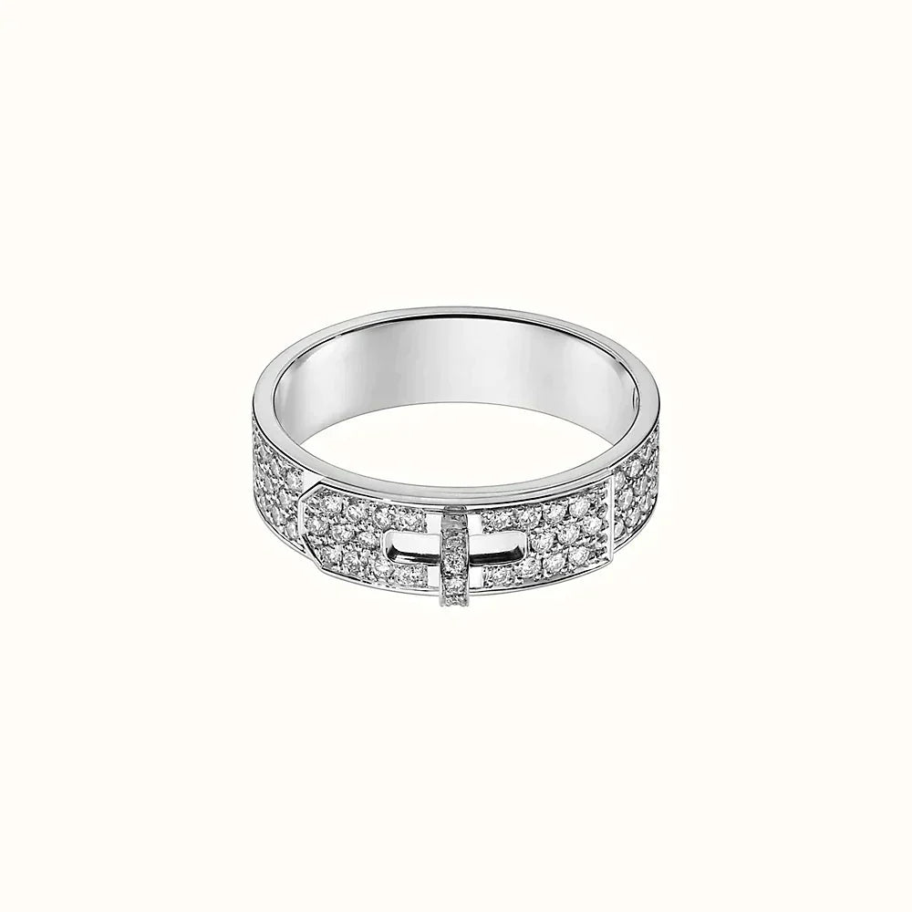 [Clover]KELLY SILVER DIAMOND RING
