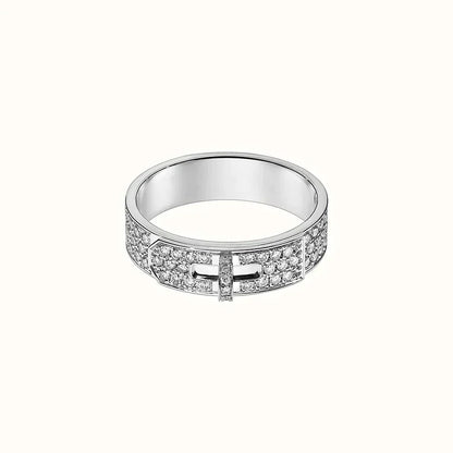 [Clover]KELLY SILVER DIAMOND RING