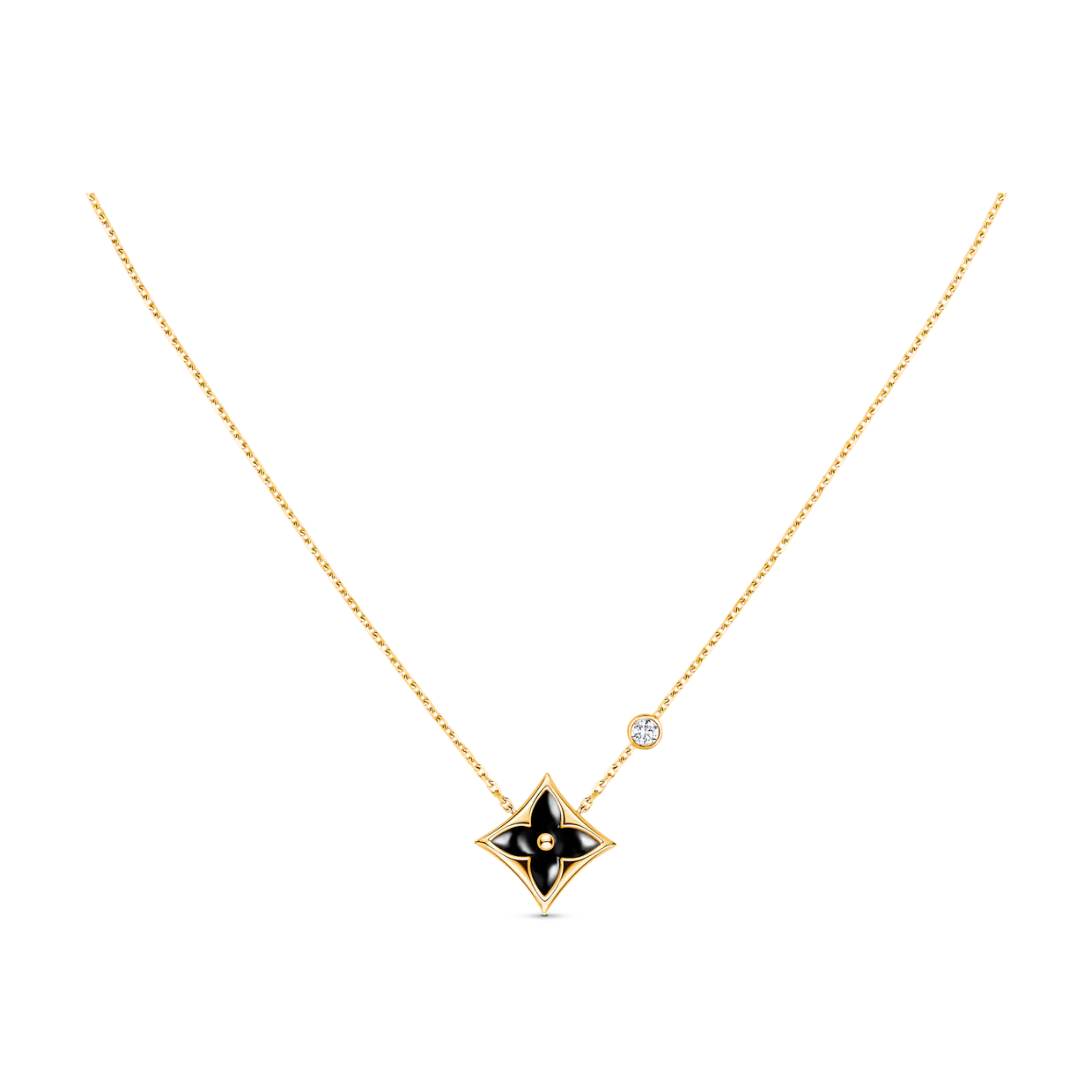 [Clover]STAR BLACK MOP NECKLACE