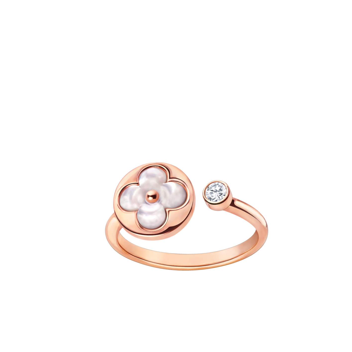 [Clover]SUN 1 DIAMOND PINK MOP RING