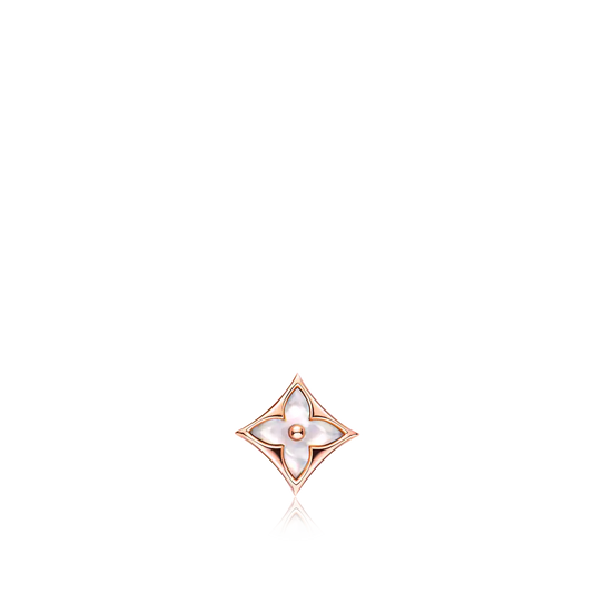 [Clover]STAR MOP PINK GOLD EARRINGS