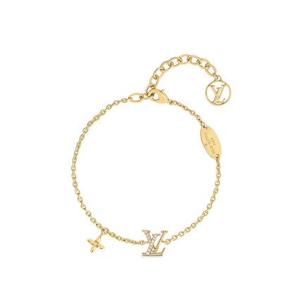 [Clover]LOGO STAR MOTIF GOLD BRACELET