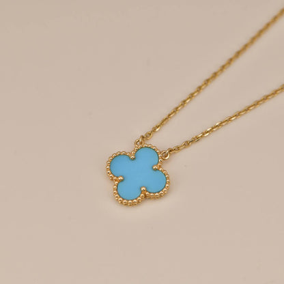 [Clover]CLOVER 15MM VINTAGE TURQUOISE NECKLACE