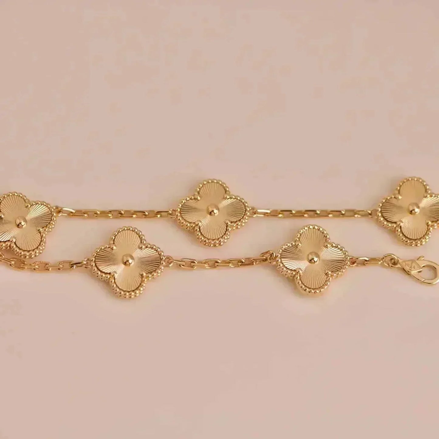 [Clover]CLOVER 5 FLOWERS LASER BRACELET