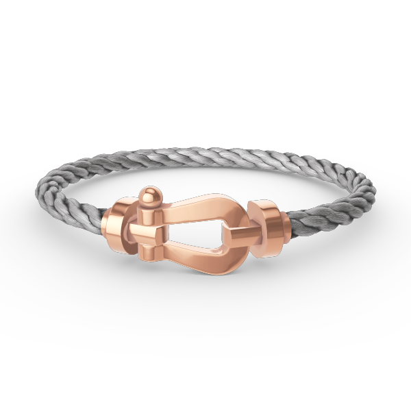 [Clover]FORCE LARGE HORSESHOE NO DIAMOND BRACELET ROSE GOLD