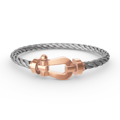 [Clover]FORCE LARGE HORSESHOE NO DIAMOND BRACELET ROSE GOLD