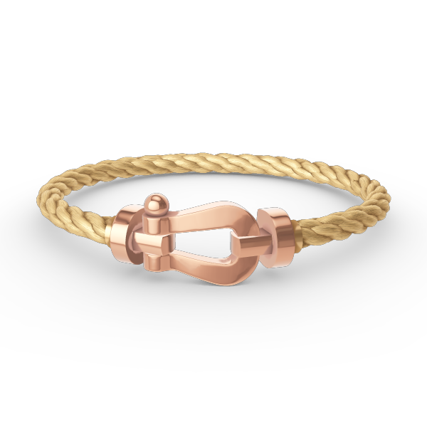 [Clover]FORCE LARGE HORSESHOE NO DIAMOND BRACELET ROSE GOLD
