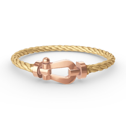 [Clover]FORCE LARGE HORSESHOE NO DIAMOND BRACELET ROSE GOLD