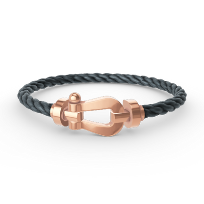 [Clover]FORCE LARGE HORSESHOE NO DIAMOND BRACELET ROSE GOLD