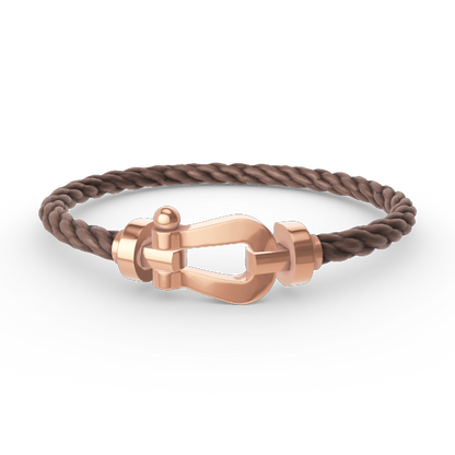 [Clover]FORCE LARGE HORSESHOE NO DIAMOND BRACELET ROSE GOLD
