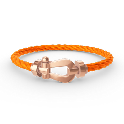 [Clover]FORCE LARGE HORSESHOE NO DIAMOND BRACELET ROSE GOLD