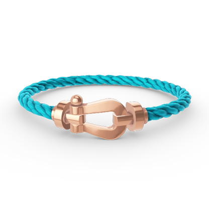 [Clover]FORCE LARGE HORSESHOE NO DIAMOND BRACELET ROSE GOLD