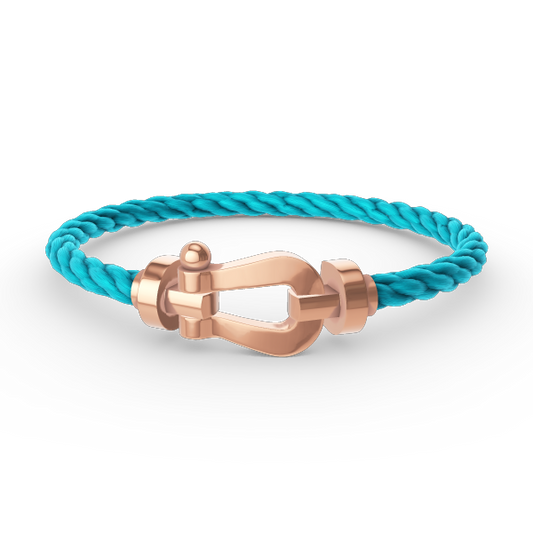 [Clover]FORCE LARGE HORSESHOE NO DIAMOND BRACELET ROSE GOLD