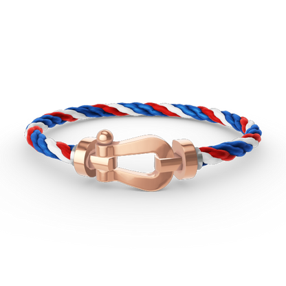 [Clover]FORCE LARGE HORSESHOE NO DIAMOND BRACELET ROSE GOLD