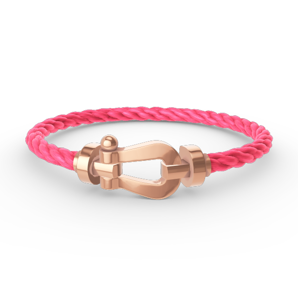 [Clover]FORCE LARGE HORSESHOE NO DIAMOND BRACELET ROSE GOLD