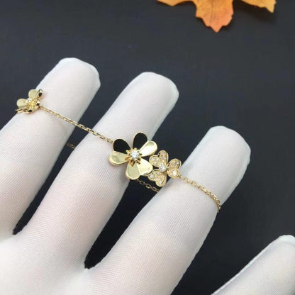 [Clover]FRIVOLE GOLD 5 FLOWERS BRACELET
