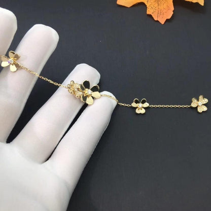 [Clover]FRIVOLE GOLD 5 FLOWERS BRACELET