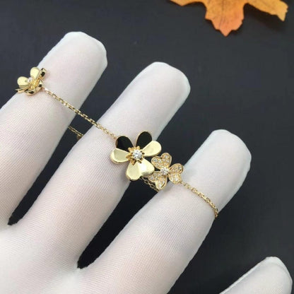 [Clover]FRIVOLE GOLD 5 FLOWERS BRACELET