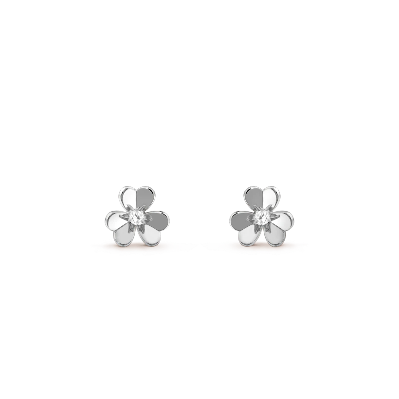 [Clover]FRIVOLE MINI SILVER FLOWER EARRINGS