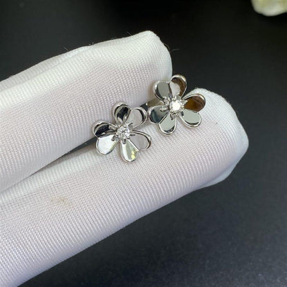 [Clover]FRIVOLE MINI SILVER FLOWER EARRINGS