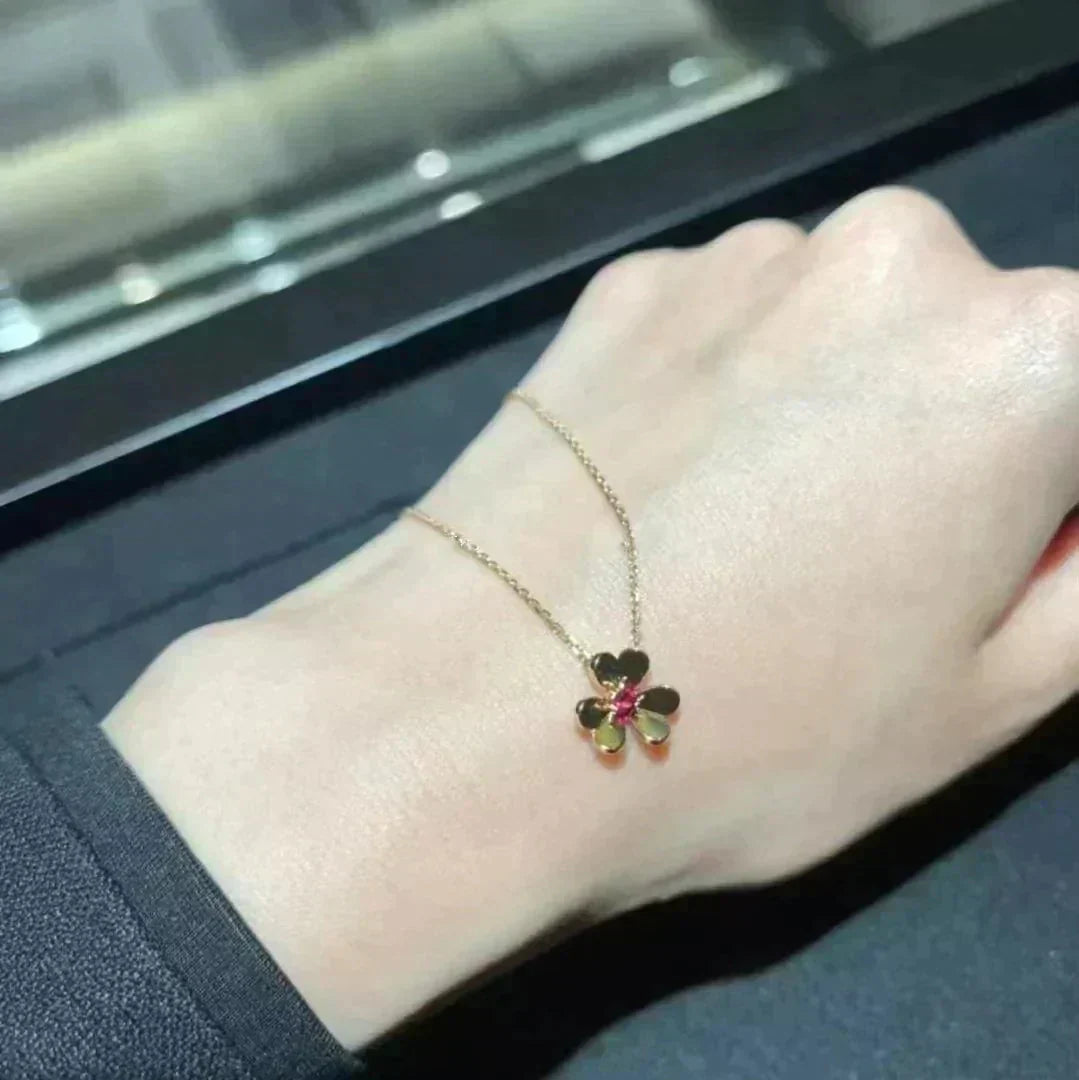 [Clover]FRIVOLE GOLD FLOWER NECKLACE