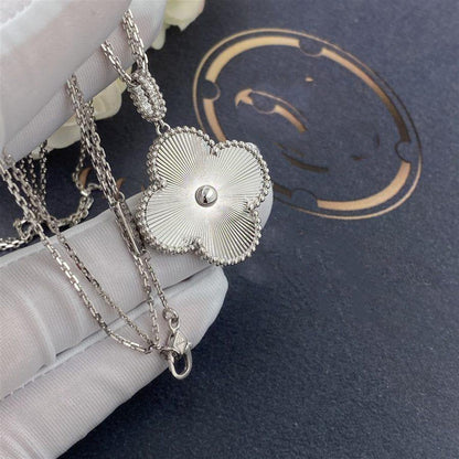 [Clover]CLOVER 25MM SILVER BIG CLOVER NECKLACE