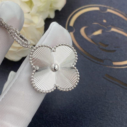 [Clover]CLOVER 25MM SILVER BIG CLOVER NECKLACE