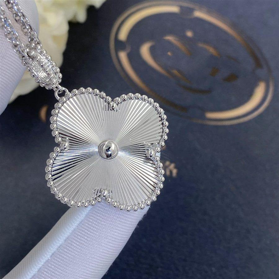 [Clover]CLOVER 25MM SILVER BIG CLOVER NECKLACE