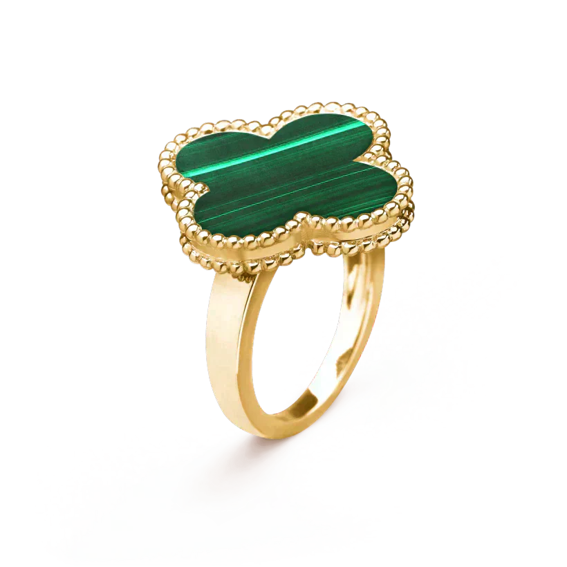 [Clover]CLOVER MALACHITE RING