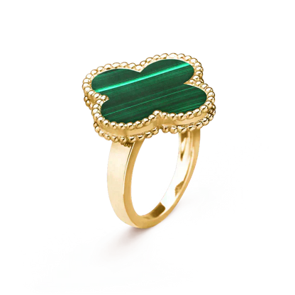 [Clover]CLOVER MALACHITE RING