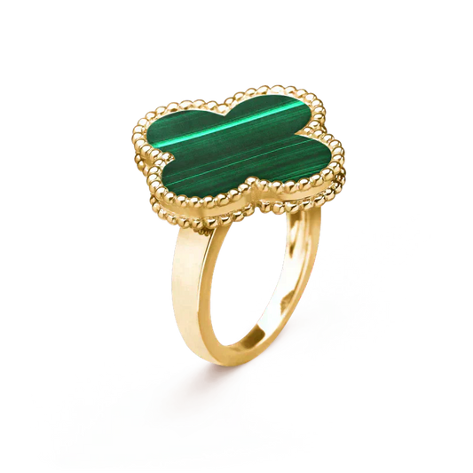 [Clover]CLOVER MALACHITE RING