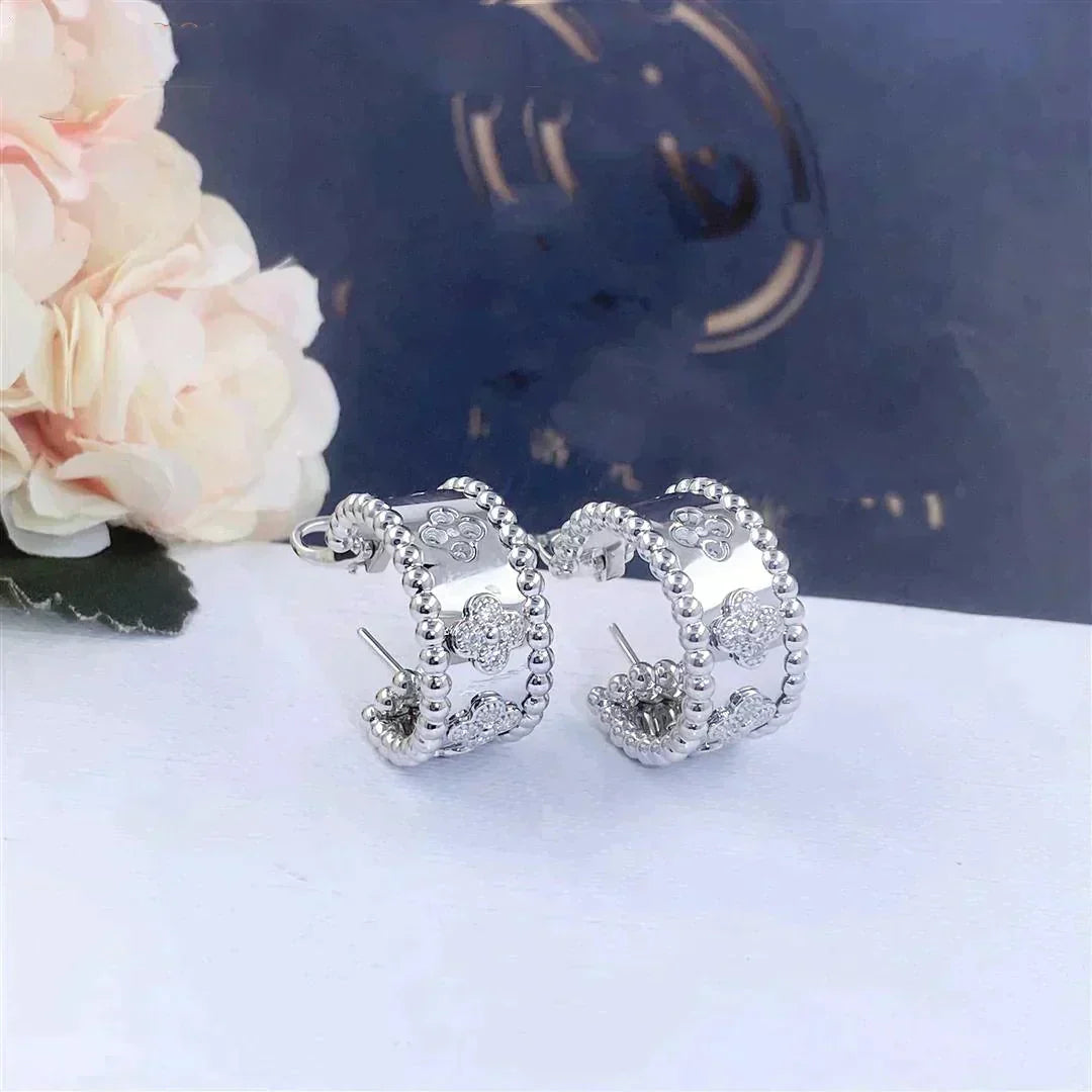[Clover]PERLEE DIAMOND EARRINGS