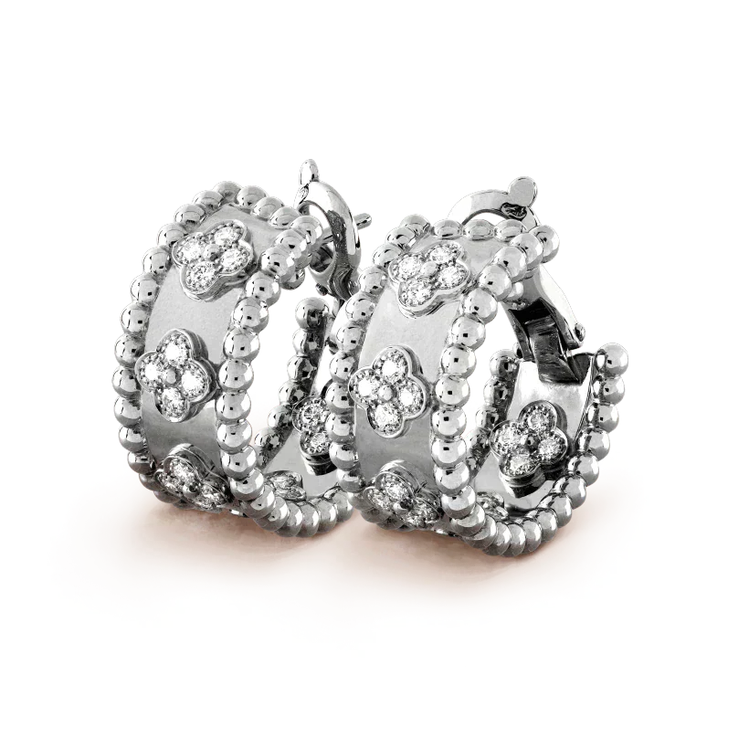 [Clover]PERLEE DIAMOND EARRINGS