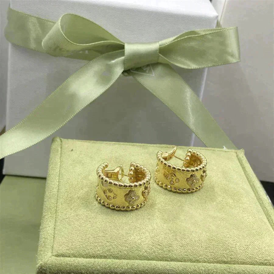[Clover]PERLEE DIAMOND EARRINGS