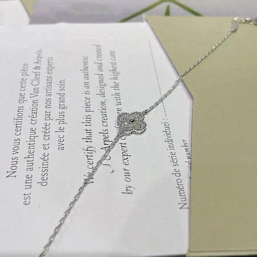 [Clover]CLOVER  SINGLE FLOWER BRACELET SILVER