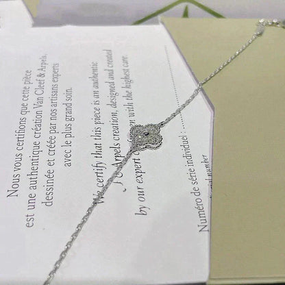 [Clover]CLOVER  SINGLE FLOWER BRACELET SILVER
