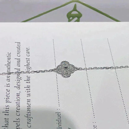 [Clover]CLOVER  SINGLE FLOWER BRACELET SILVER