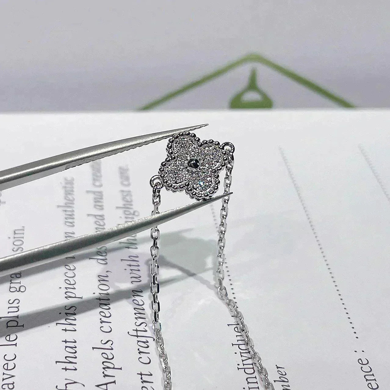[Clover]CLOVER  SINGLE FLOWER BRACELET SILVER