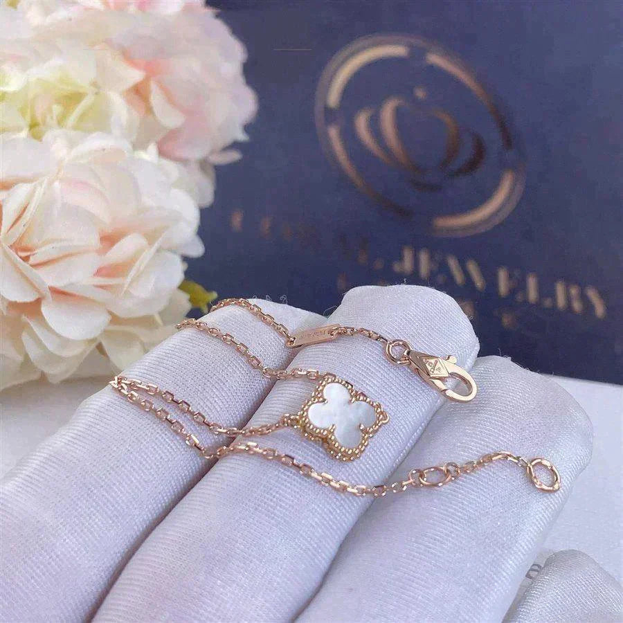 [Clover]CLOVER WHITE MOP SINGLE FLOWER BRACELET
