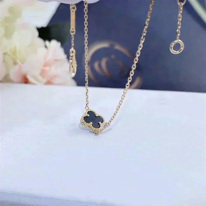 [Clover]CLOVER ONYX SINGLE FLOWER BRACELET