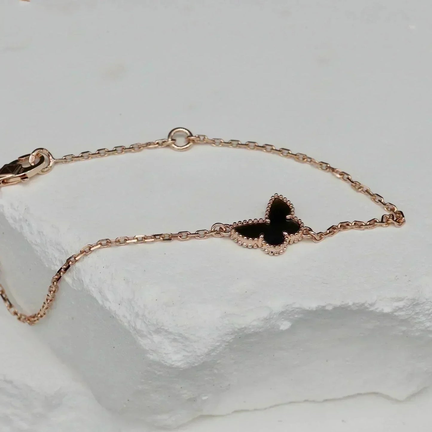 [Clover]BUTTERFLY ONYX  BUTTERFLY BRACELET