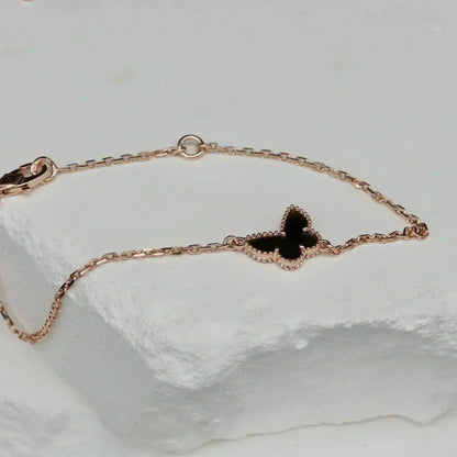 [Clover]BUTTERFLY ONYX  BUTTERFLY BRACELET