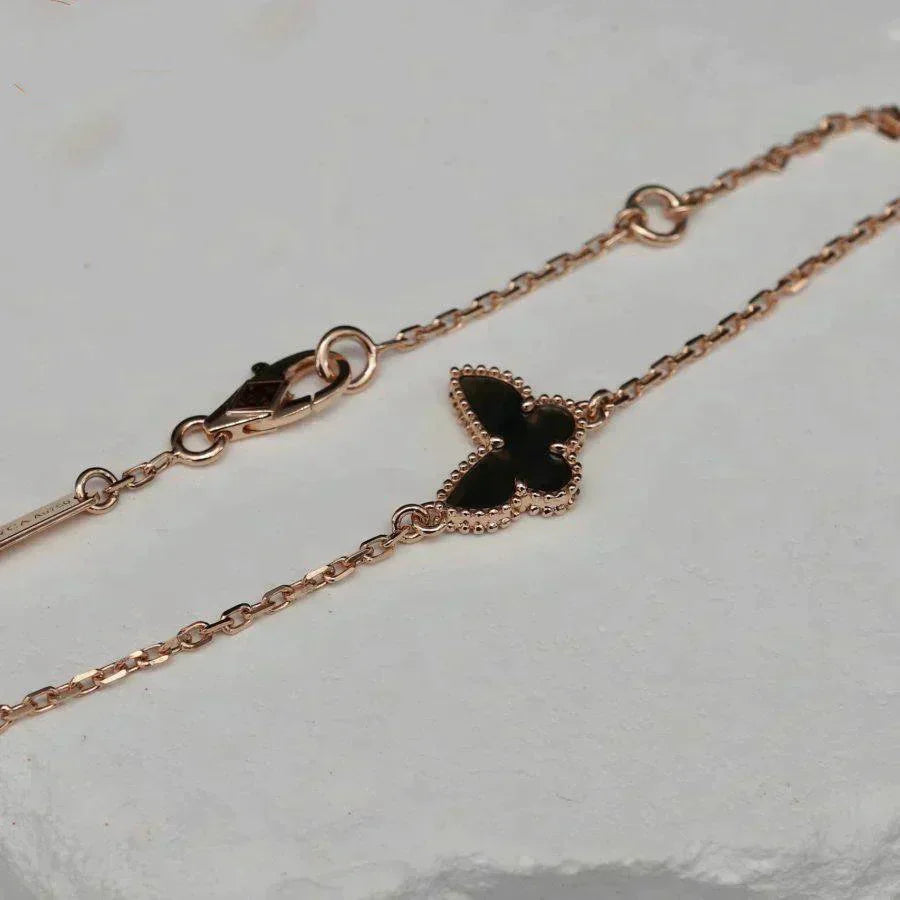 [Clover]BUTTERFLY ONYX  BUTTERFLY BRACELET